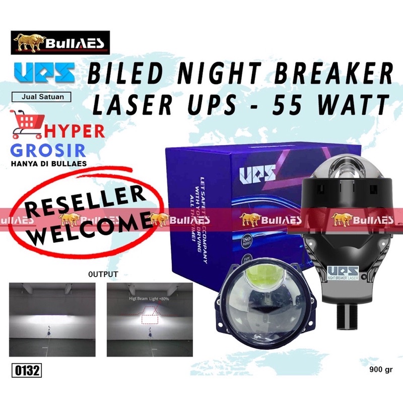 PROJIE PROJECTOR BILED LASER 3 inci 55watt UPS BullAES