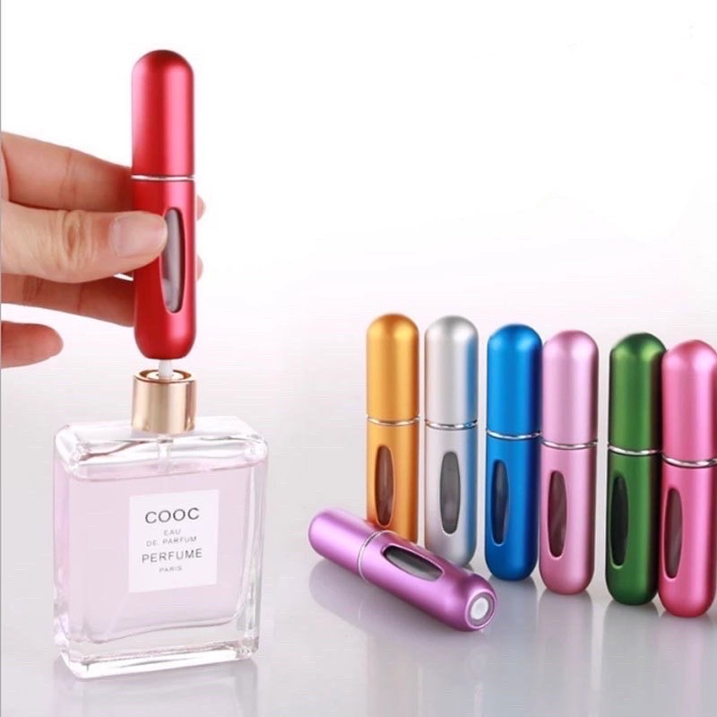 Botol Parfum Refill Mini Spray 5 ml/8ml Untuk Travelling Portable Praktis - PRF - Lemontreeid