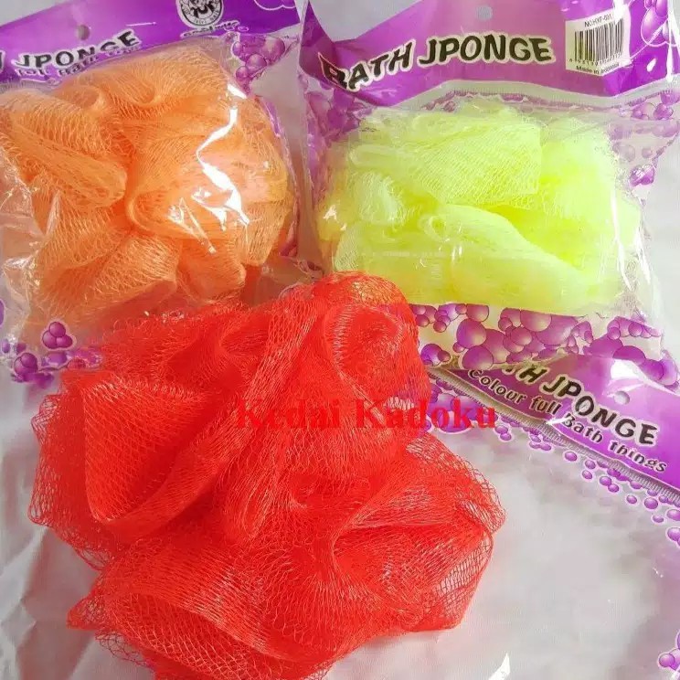 SPONS MANDI 50 gr - BATH SPONGE RAINBOW - SPONS BESAR Shower Puff