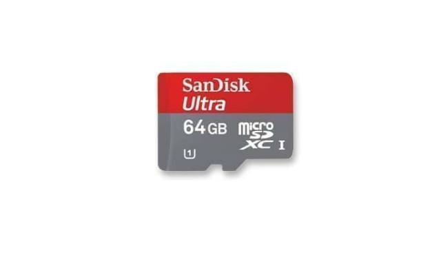 Micro sd sandisk 64gb