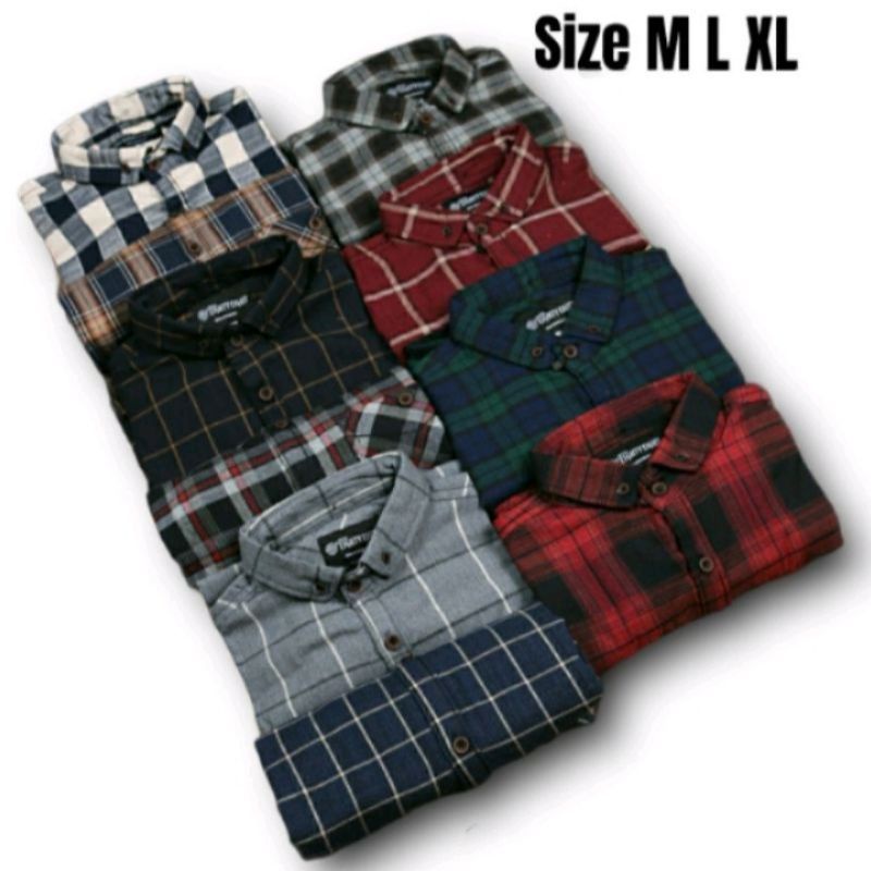 baju flanel kualitas premium terlaris