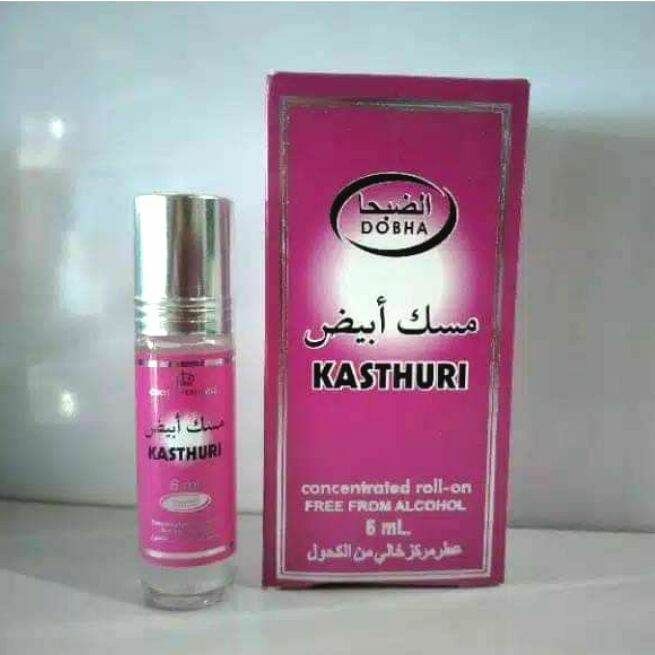 KASTHURI / Misik Abyadh Parfum DOBHA Kemasan 6ml Roll On Non Alkohol