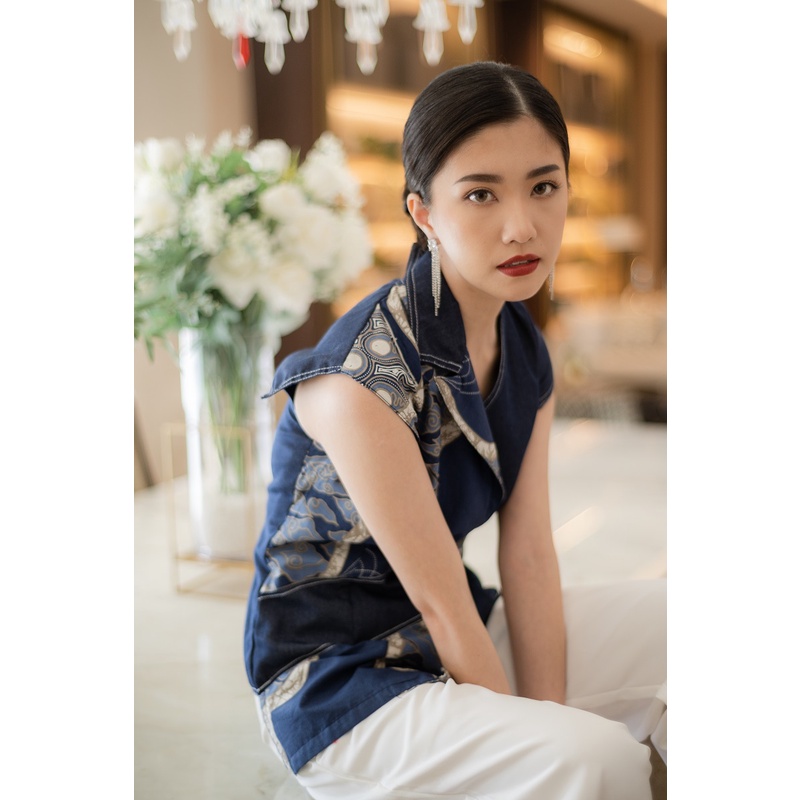 Atasan Wanita Batik / Blouse Wanita Batik - Melvee Batik - Iseul Top