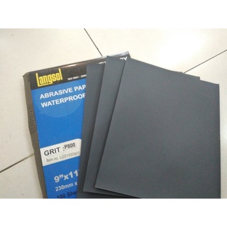 Jual AMPLAS LANGSOL LEMBARAN WATERPROOF WET & DRY HALUS KASAR ...