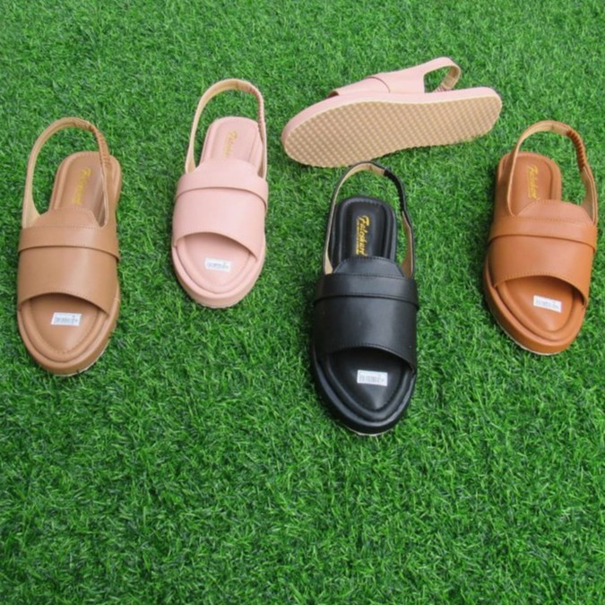 Sandal Wanita flat Tali Polos AP-01