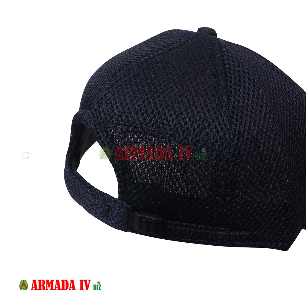 Topi Jaring BALANTAS Hitam Topi Banser Lalu Lintas Tulisan Besar