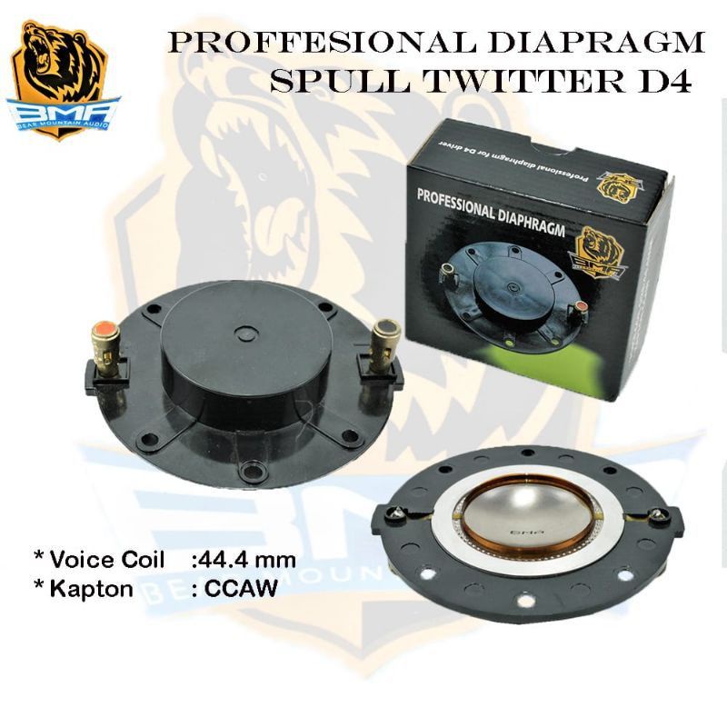 spul voice coil driver tweeter BMA D4 44,4mm original BMA