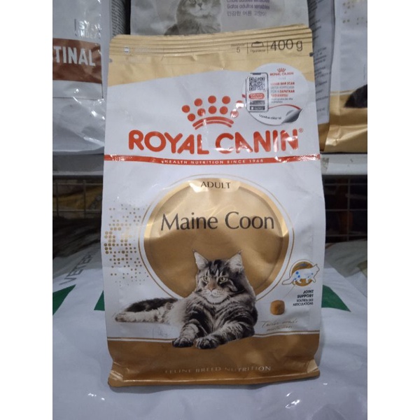 Makanan Kucing Royal Canin Mainecoon Adult 400g- Makanan kucing Royal Canin