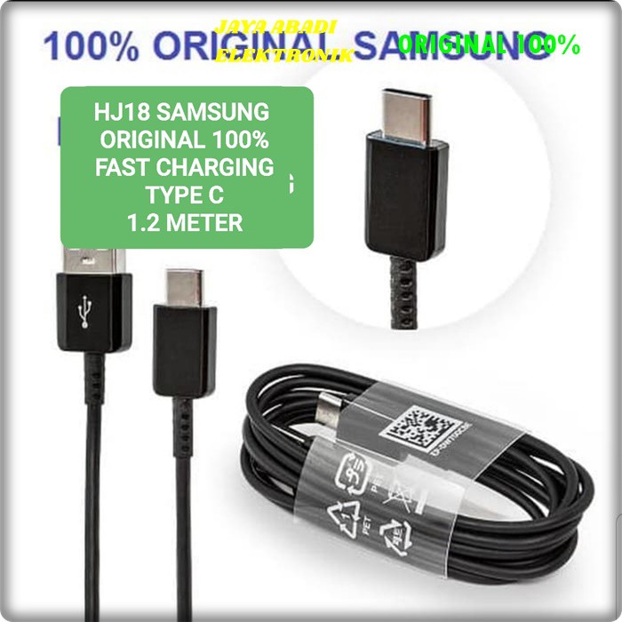 J19 SAMSUNG ORIGINAL KABEL DATA USB TYPE C TIPE C CABLE SUPER FAST CHARGING ANDOIT MULTI J19  Samsung ori 100% kabel data fast charging cable usb type c tipe hp handphone cas casan transfer travel adapter adaptive flash charger androit multi universal ori