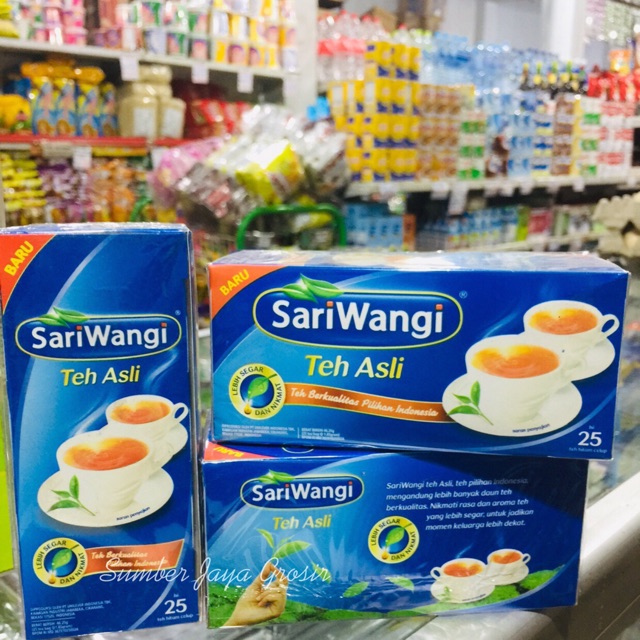 

TEH SARIWANGI CELUP ISI 25 KANTONG