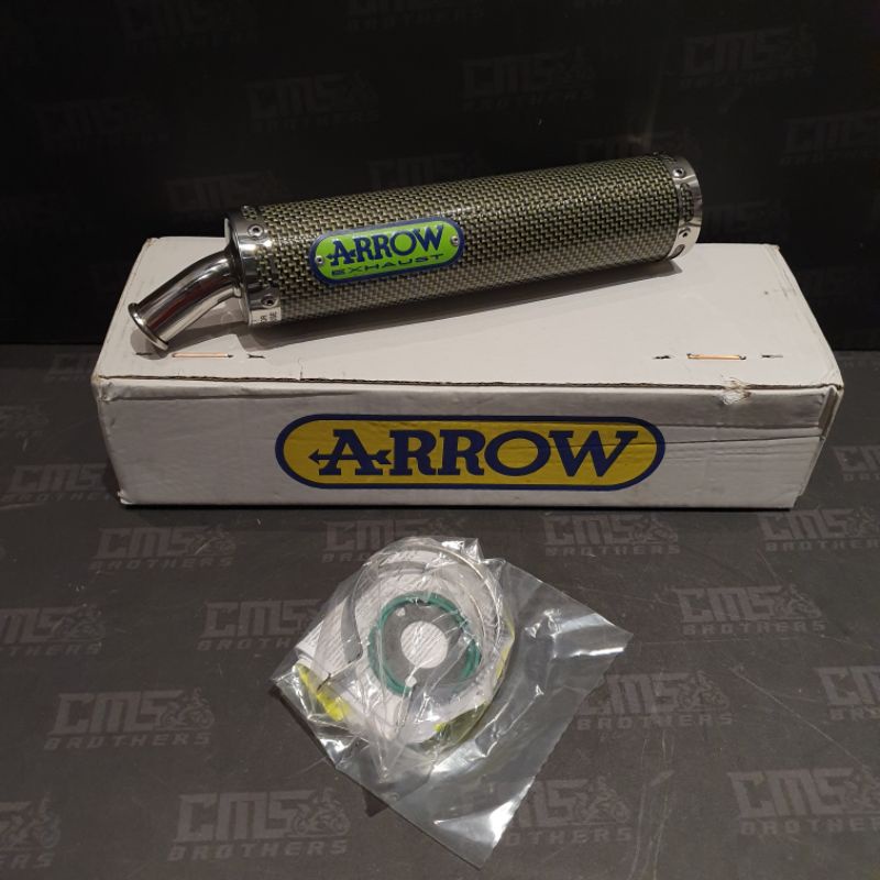 Knalpot Silencer Arrow Carbon Ninja R RR S NSR Satria F1zr 125z Rx king Universal Used For 2T 2tak i