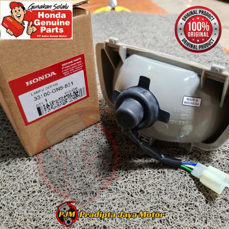 Reflektor Lampu Depan + Fiting + Boklam Astrea Grand Original KGD AHM