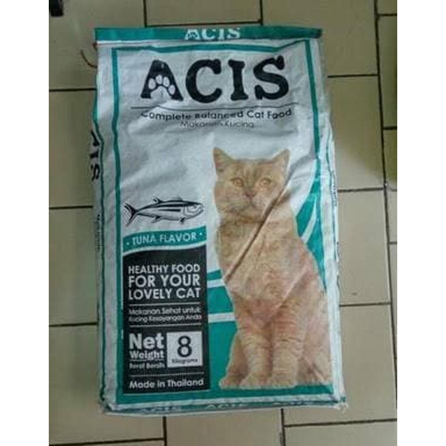 perawatan kucing murah Cat food acis tuna 8kg Limited