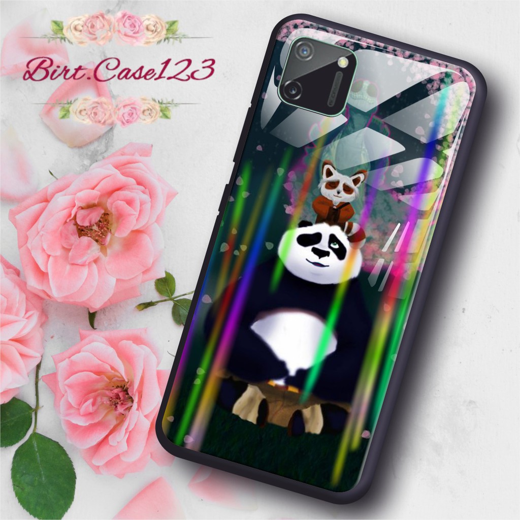 BC Case Gambar KUNGFU PANDA back case glass aurora vivo y91 y93 y95 y91c y71 y81 y12 y15 y17 y53 ETC