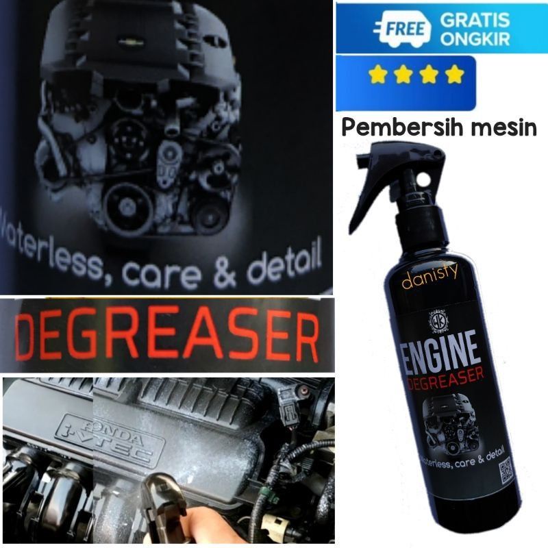 pembersih mesin mobil tanpa air# engine degrease#  dapat menghilangkan noda jamur,oli,debu,