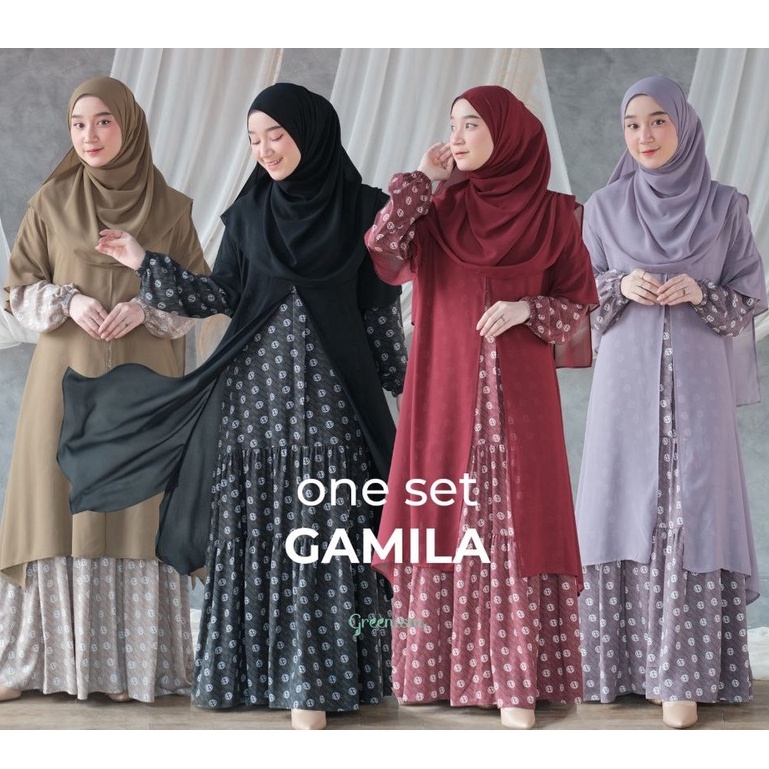 Greenism Gamis Gamila Quality Premium Syari'i Dress