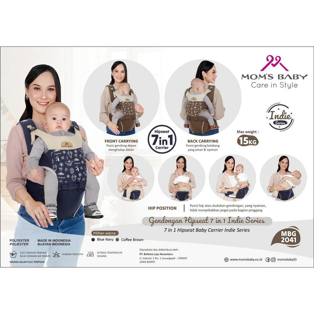 Moms Baby Gendongan Bayi Ransel SCC M Shape Indie Series - MBG 2042