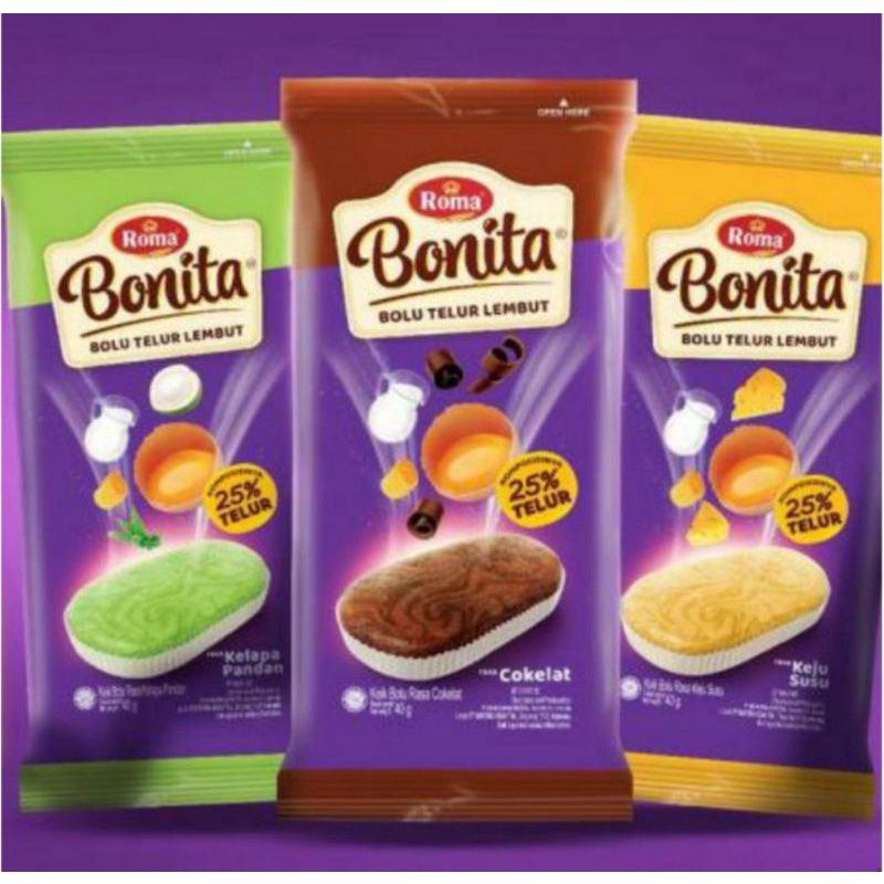 

ROMA BONITA BOLU 1 BOX 12 PCS