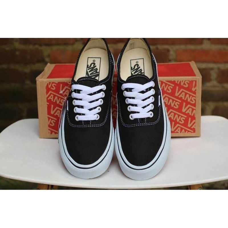 Vans Hitam Original Authentik Sepatu Vans Full Hitam Shoes Casual Sepatu Keren Import