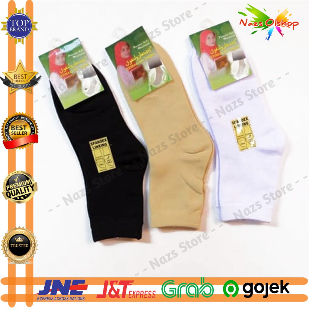 Kaos Kaki Pendek Mata Kaki Polos Tanpa Jempol Ijtihad Wa Taqwa Kwalitas Premium