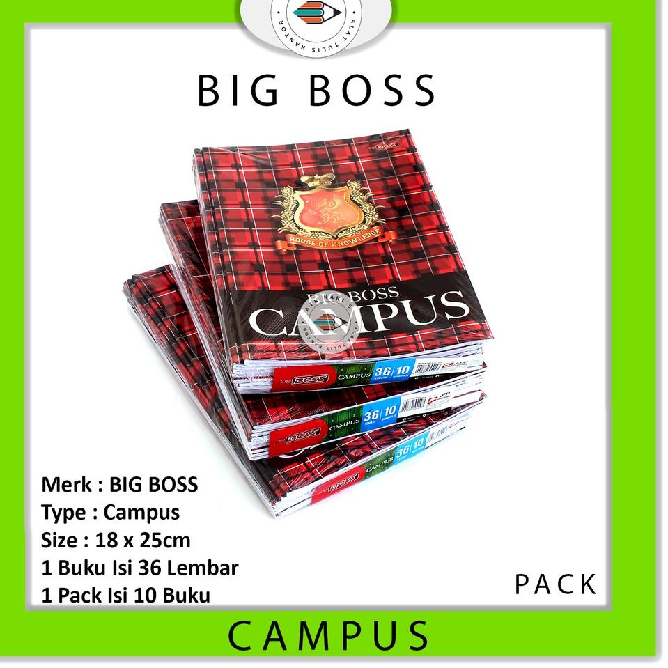 

[SiB ㊖] BIG BOSS - Buku Tulis Campus 36 lembar - Pack /Super kualitas