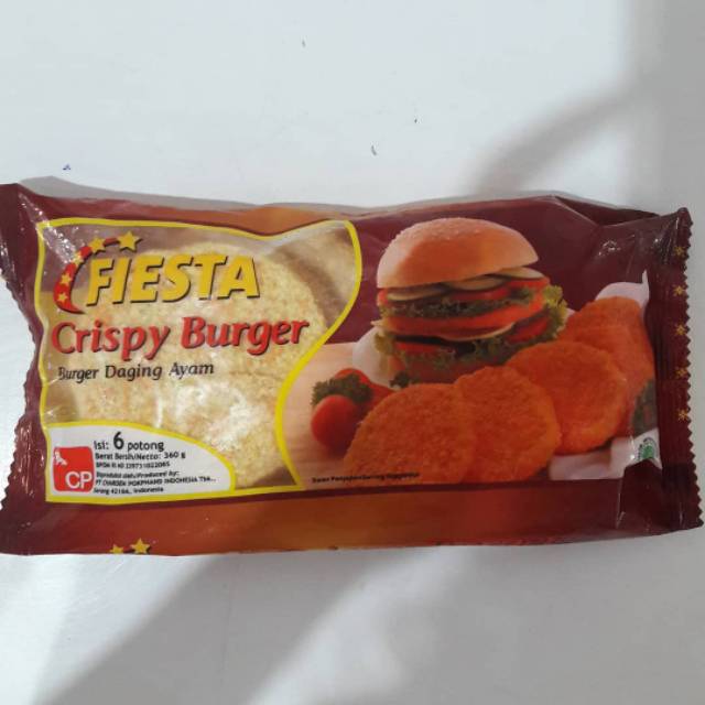 

Fiesta crispy burger isi 6s 315gr