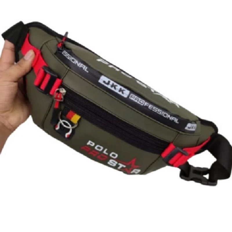 tas pinggang selempang pria polo star