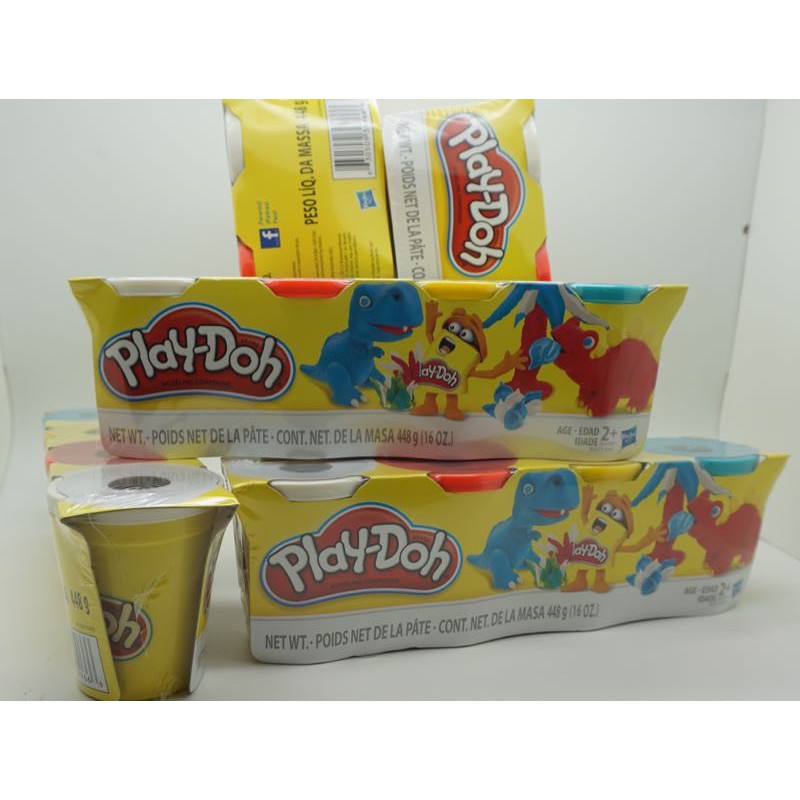 Play Doh Classic Color 4 Cup Besar Playdoh Original Hasbro Promo