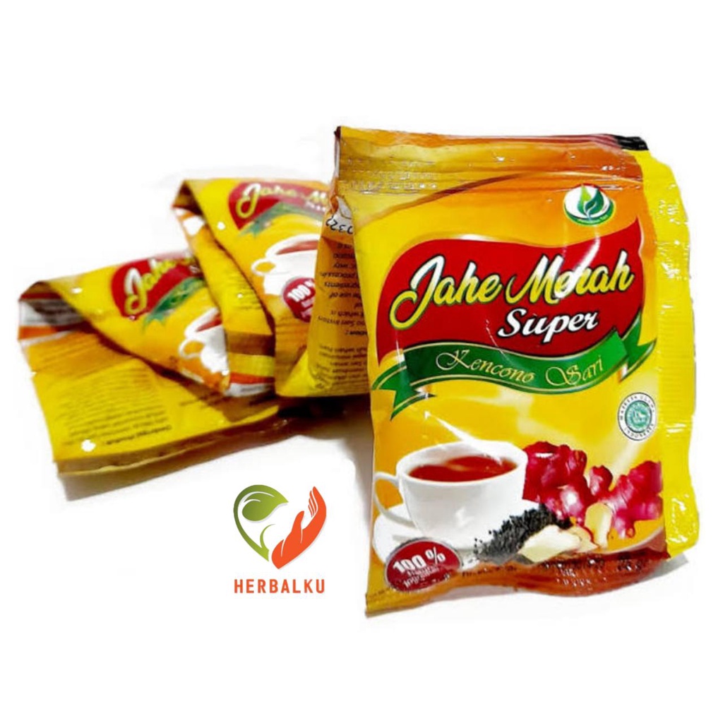 

Jahe Merah Super Kencono Sari || Minuman Jahe Merah Per Renceng - 12 Sachet