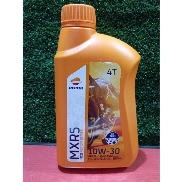 Oli Repsol Super 4T SAE 20W-50 800ml Oli Mesin Motor Repsol Moto 0.8 Liter (Asli)