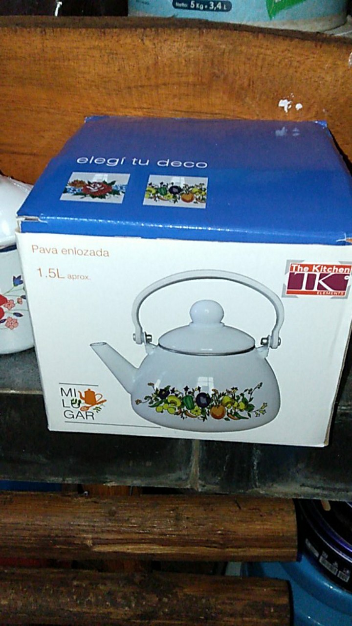 Dadalala The Kitchen Tea Kettle Teko Enamel 1,5 Liter