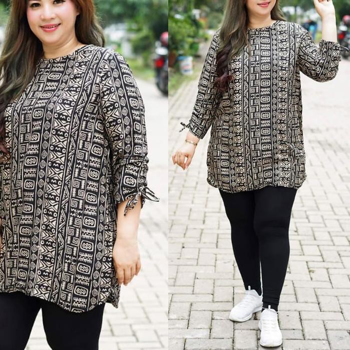 HARGA GROSIR㈦ ARENA - Atasan Wanita Rayon Jumbo size .,.,