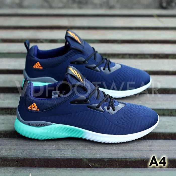 ADIDAS ALPHABOUNCE 1M SNEAKERS PRIA SEPATU KETS PREMIUM | Shopee Indonesia
