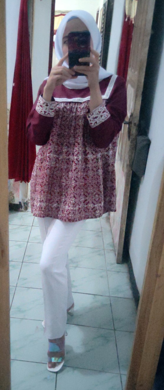 Set Batik Masker New Bianca Top Series Batik Modern By Sabrinabatik