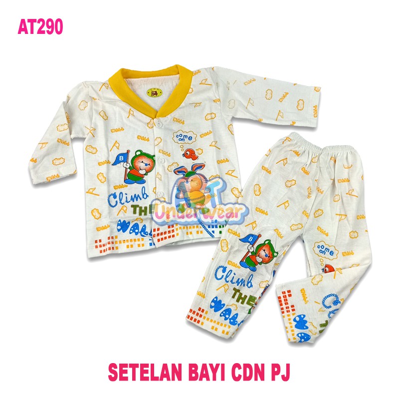 AT290-Setelan Baju Bayi Panjang CDN