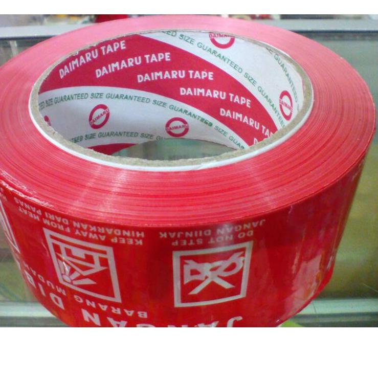 

New! Lakban Fragile daimaru merah jangan dibanting