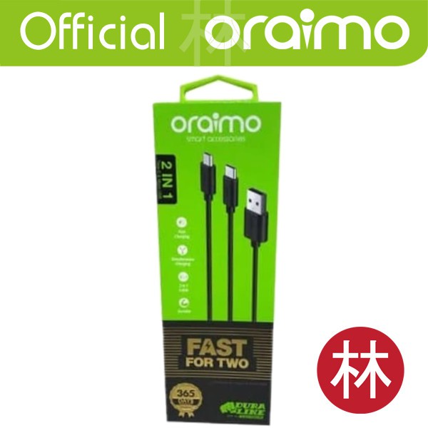 Oraimo OCD-T61 Duraline 2in1 Micro USB &amp; Type-C Cable