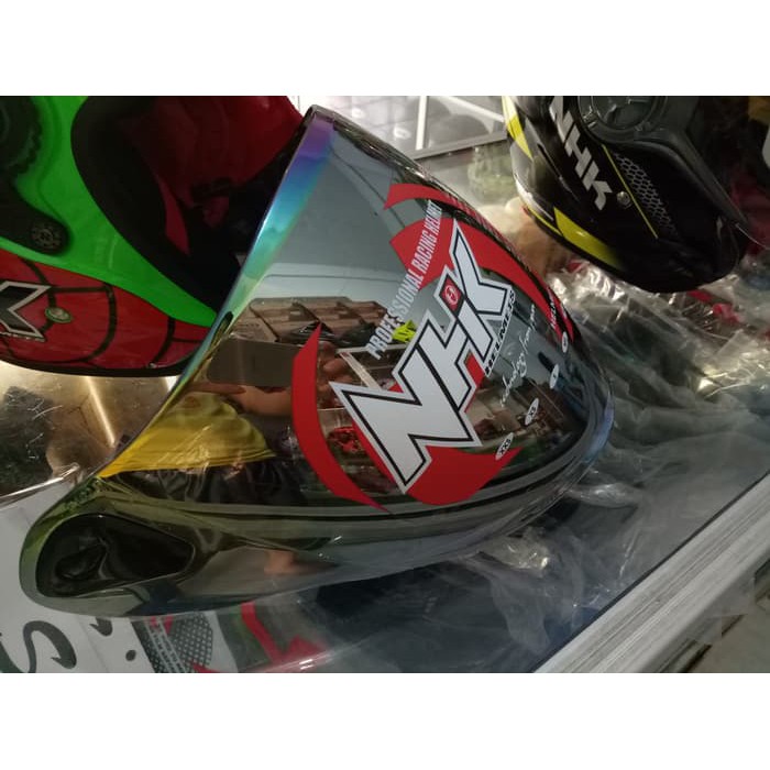 Kaca Helm NHK R6 Rainbow/Pelangi Original