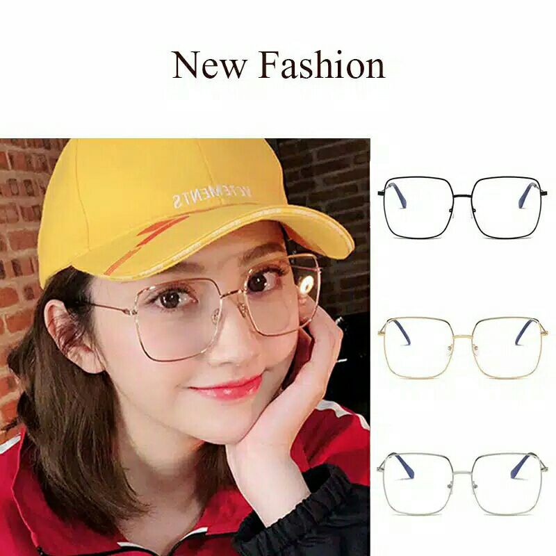 (SYA92) Kacamata retro bentuk persegi // Kacamata style korea