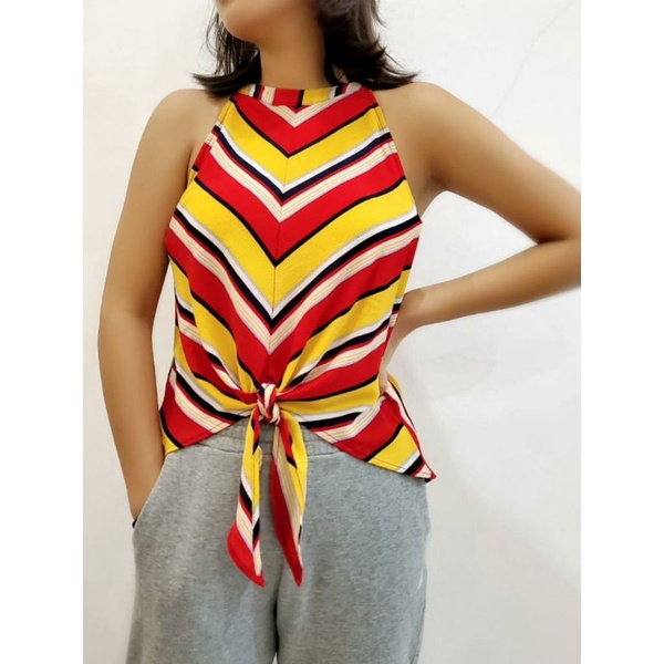 Sleeveless Blouse Casual Branded Sisa Export Termurah