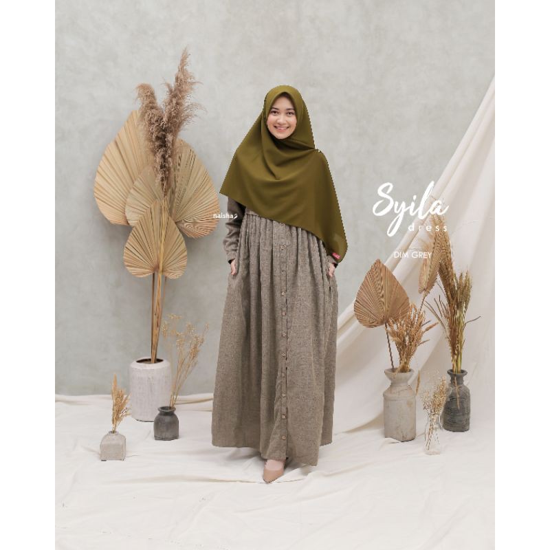 Gamis Naisha/ Dress Muslimah by Naisha/ Syila Dress /Gamis Muslimah