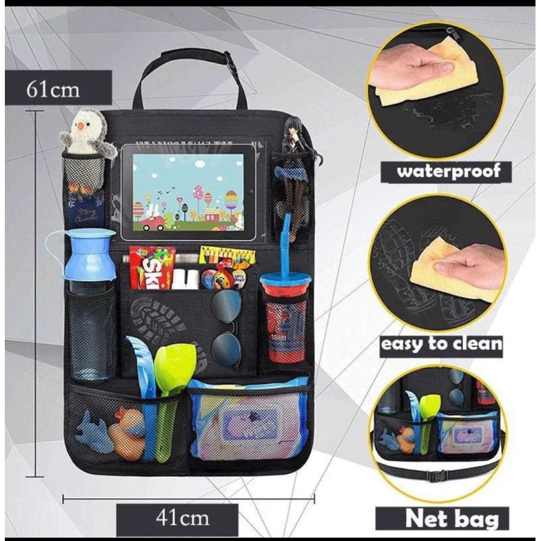 Car Seat Organizer Bag / Tas Penyimpanan Jok Mobil Belakang Hightquality