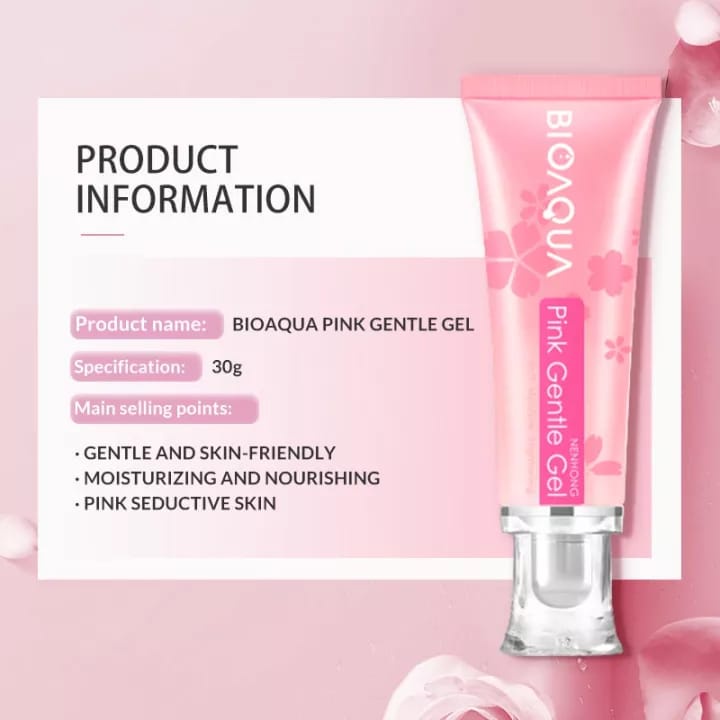 NEW BIOAQUA Nenhong Cream Pink Gentle Lip Pemerah/Pencerah Bibir Hitam BPOM