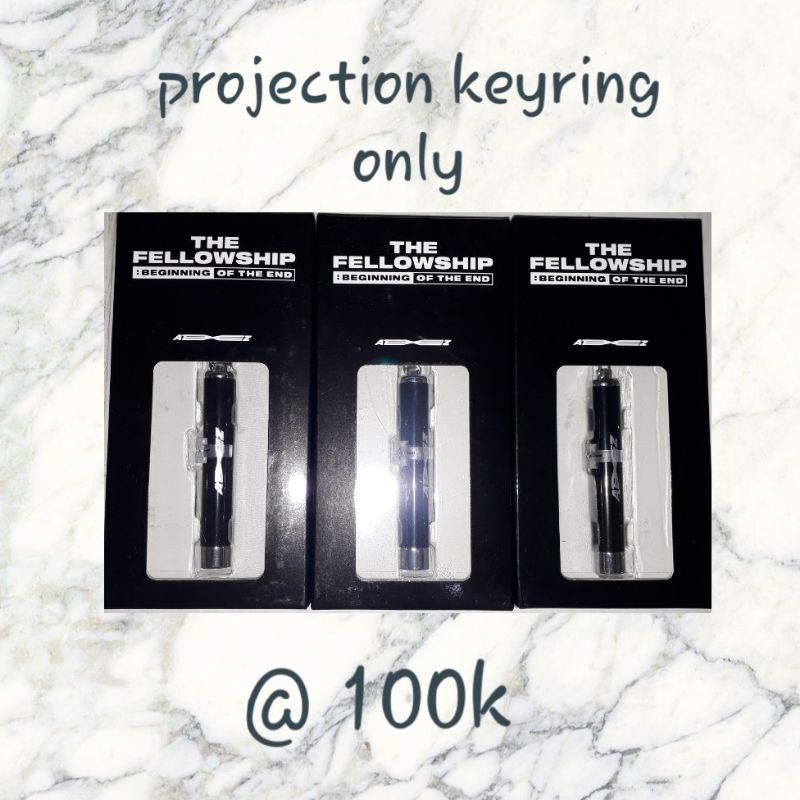 [ALL BOOKED] ATEEZ MD FELLOWSHIP PROJECTION KEYRING ONLY SEONGHWA HONGJOONG MINGI