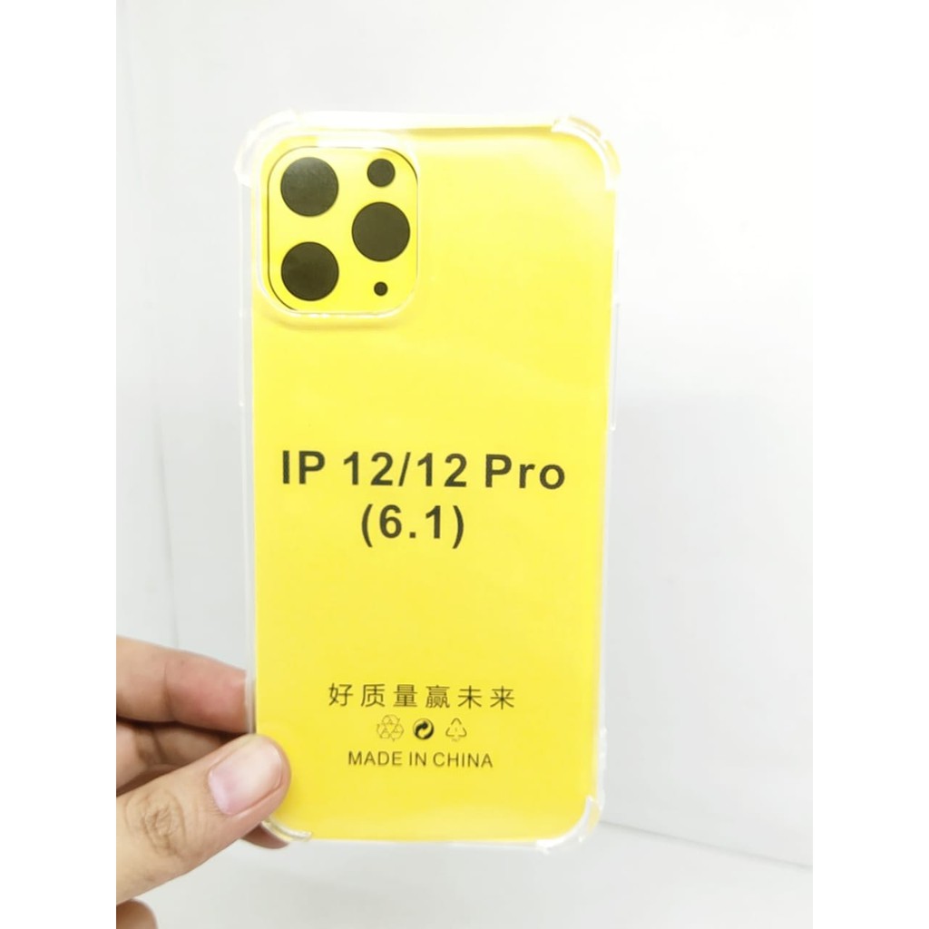 Anti Crack iPhone 12 12 Pro 6.1 inch Soft Case Anti Shock Jelly Tahan Benturan