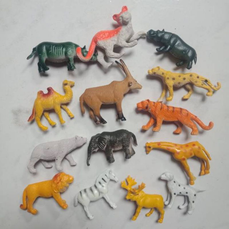 Mainan Figure Binatang Miniatur Hewan Satwa Kecil