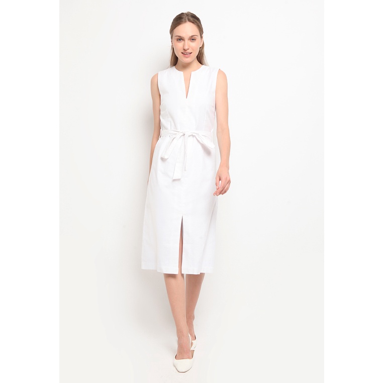 A & D Wms 0036 Mora Dress - White