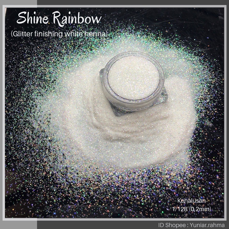 1/128 SHINE RAINBOW [3gr] finishing white henna