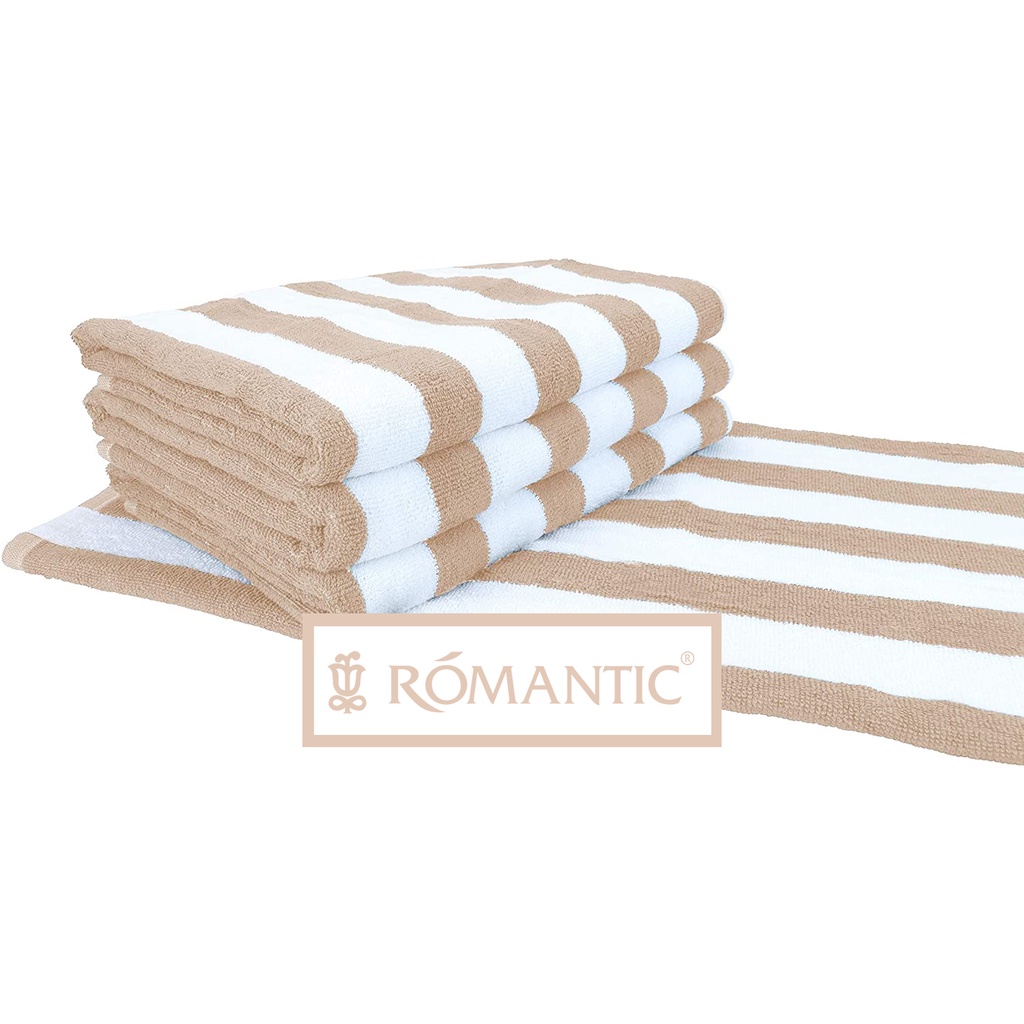 Pool Towel Hotel by ROMANTIC / Beach towel // Handuk jumbo pantai kelas hotel kelas 4 dan 5