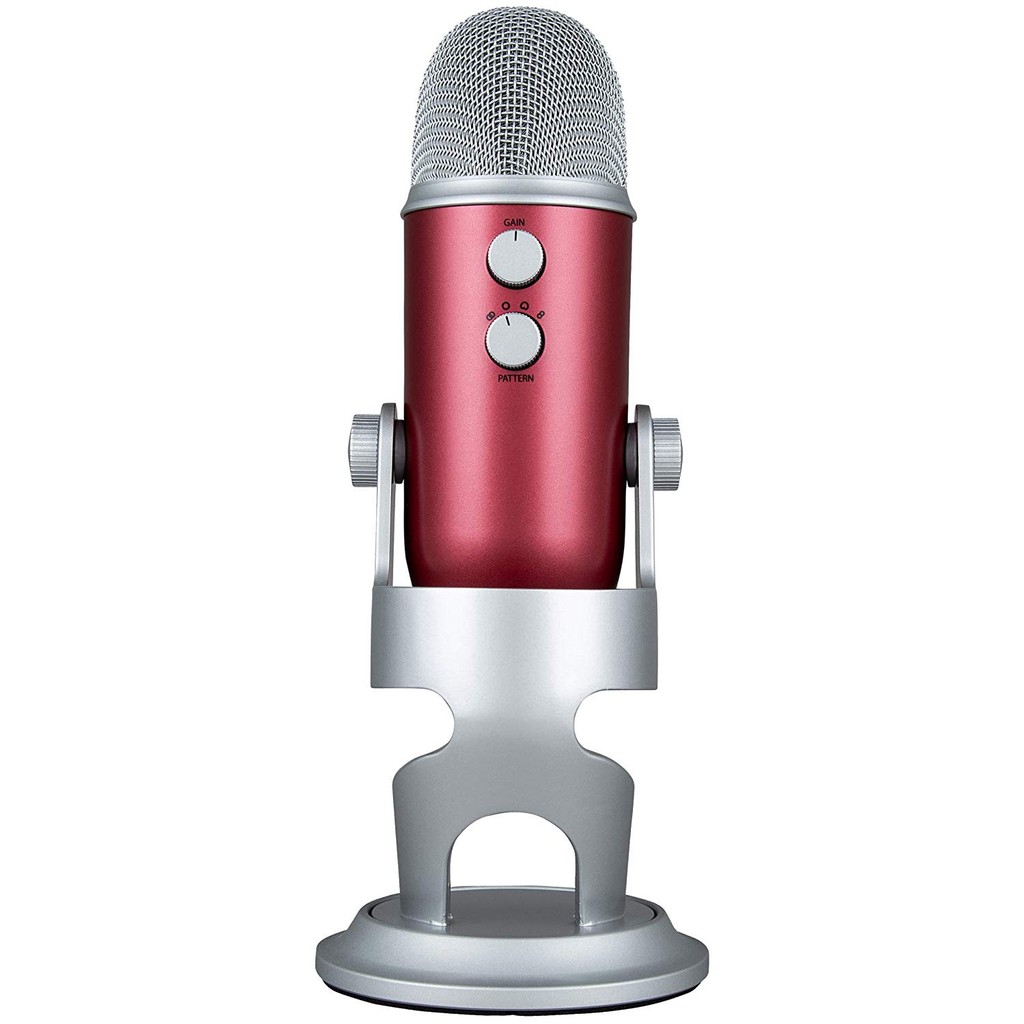 BLUE Microphones YETI USB Microphone - Steel Red Edition (New Color from Blue Yeti Microphones)